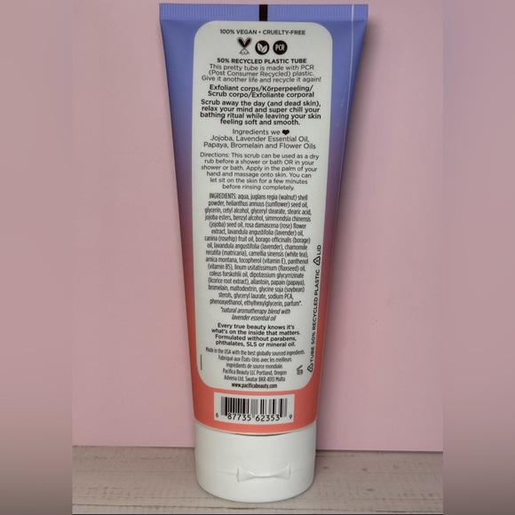 Pacifica lavender moon body scrub 6 fl oz NEW - Picture 2 of 3